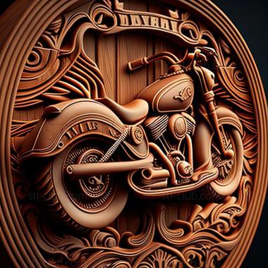 3D модель Harley Davidson Heritage Classic (STL)